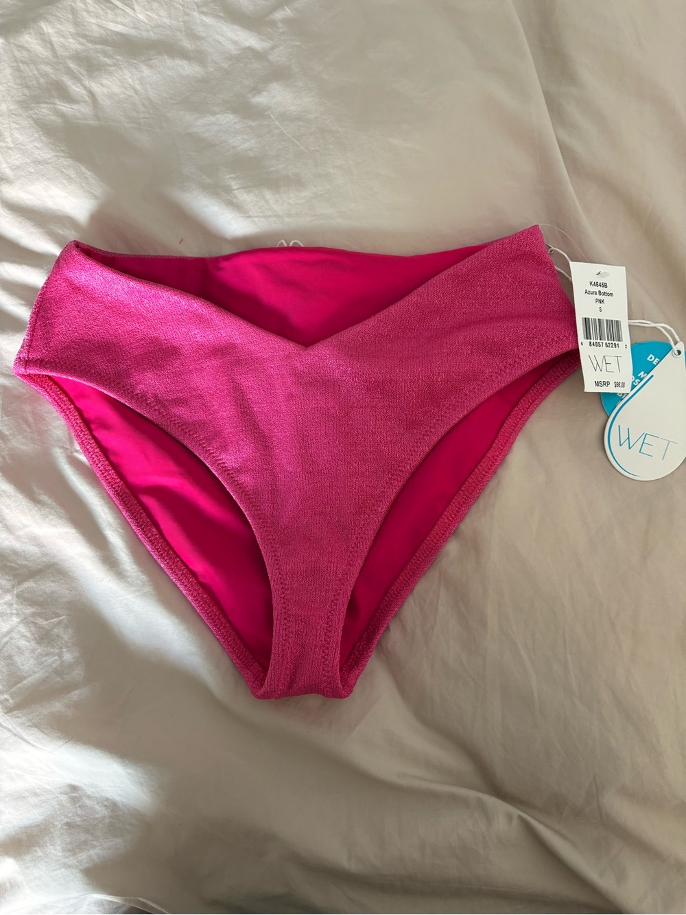 NWT Wet Swim V-Cut Bikini Bottoms S